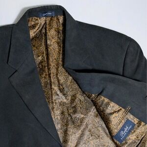Ralph Lauren Black Label 44L Blazer Sport Coat  ‎ Corduroy Paisley Men Jacket